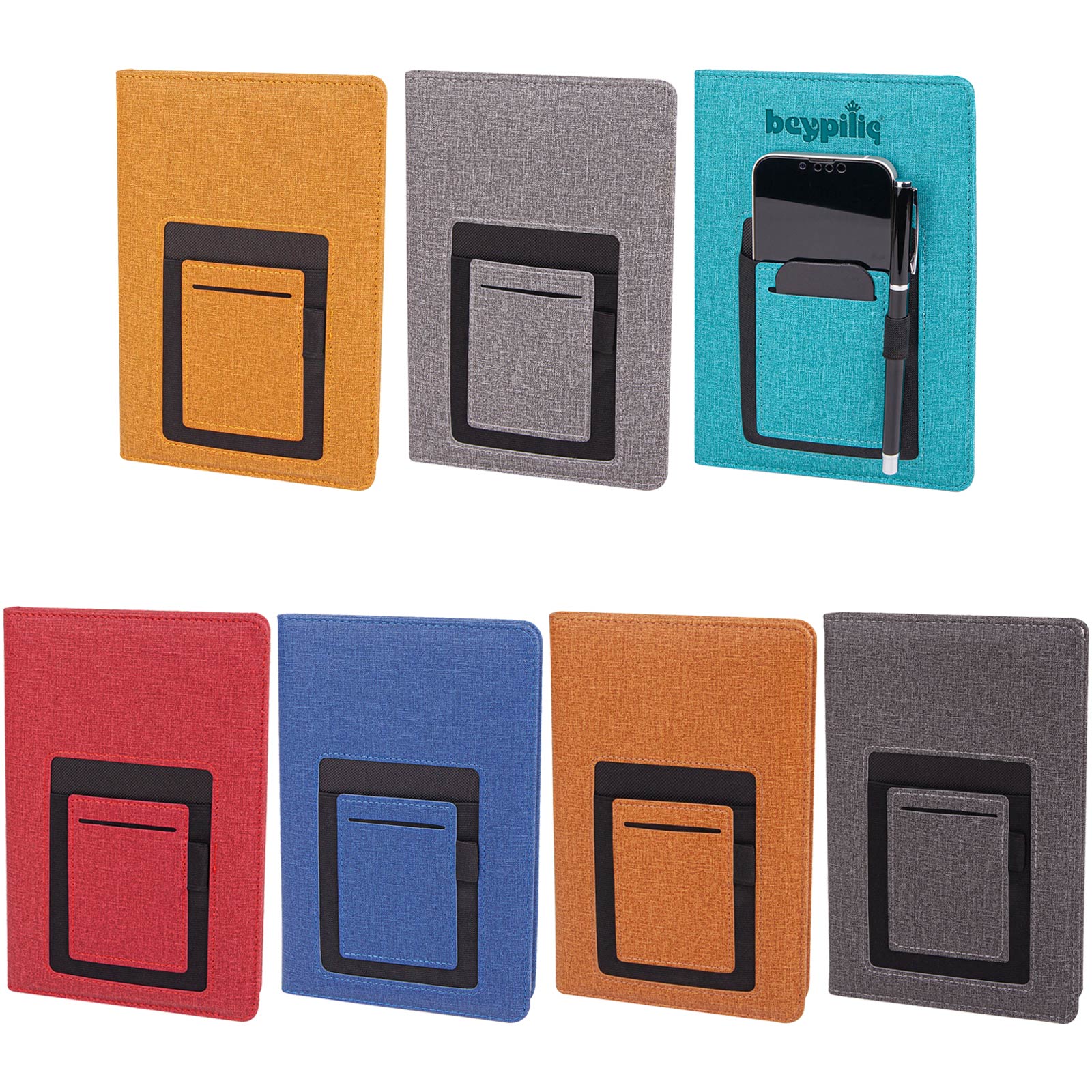 MEŞRUTİYET LACİVERT TARİHSİZ DEFTER (15X21 CM)