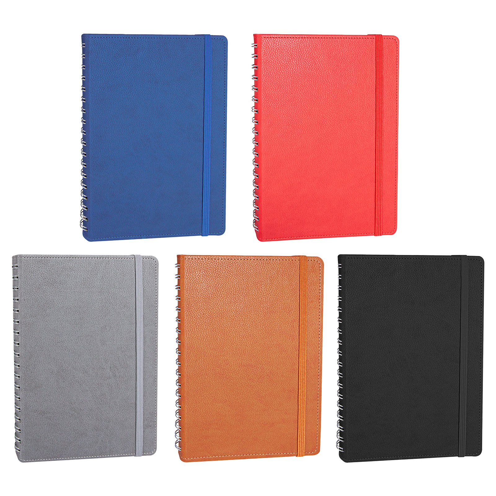 SÖĞÜTÖZÜ LACİVERT SPİRALLİ TARİHSİZ DEFTER (17X24 CM)