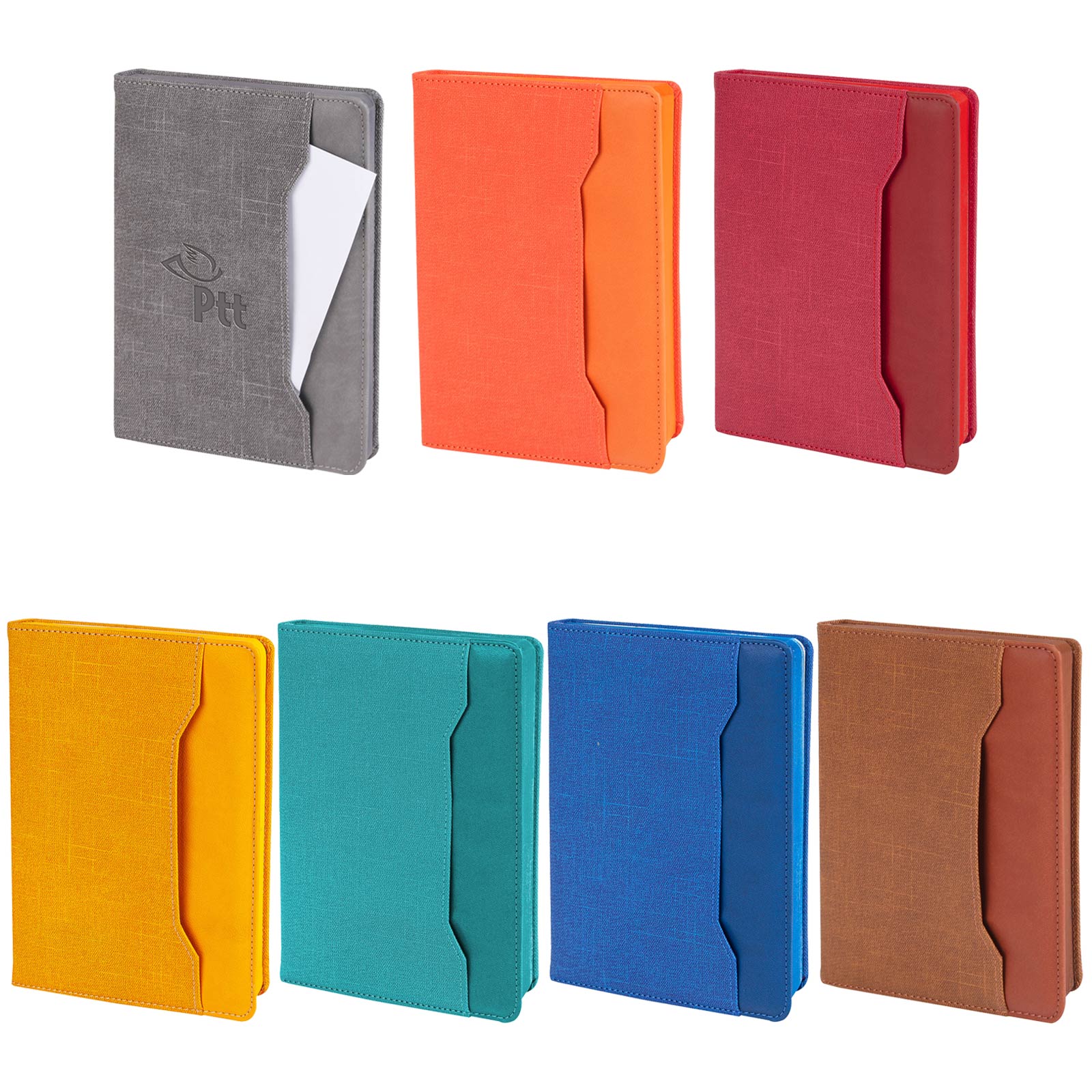 KORU GRİ TARİHSİZ DEFTER (15X21 CM)