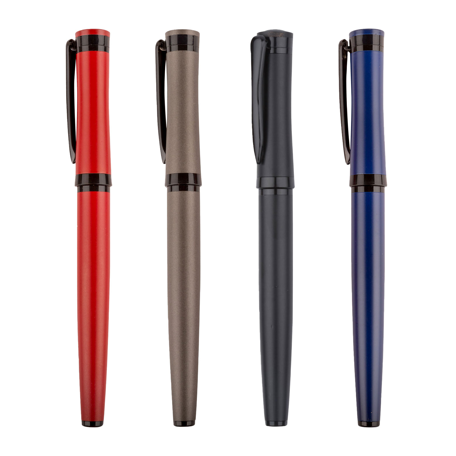 قلم رولر معدني احمر