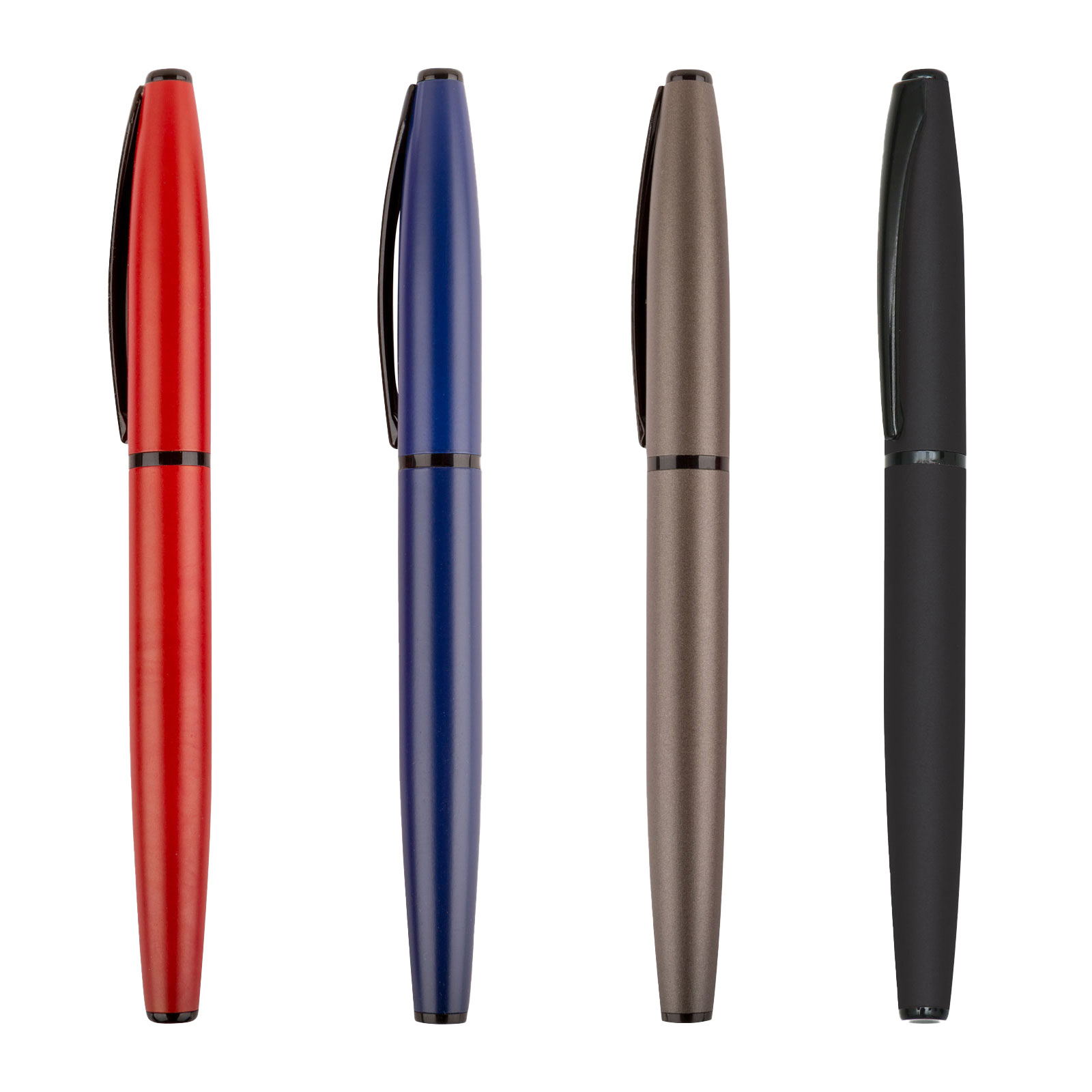 قلم رولر معدني أزرق غامق