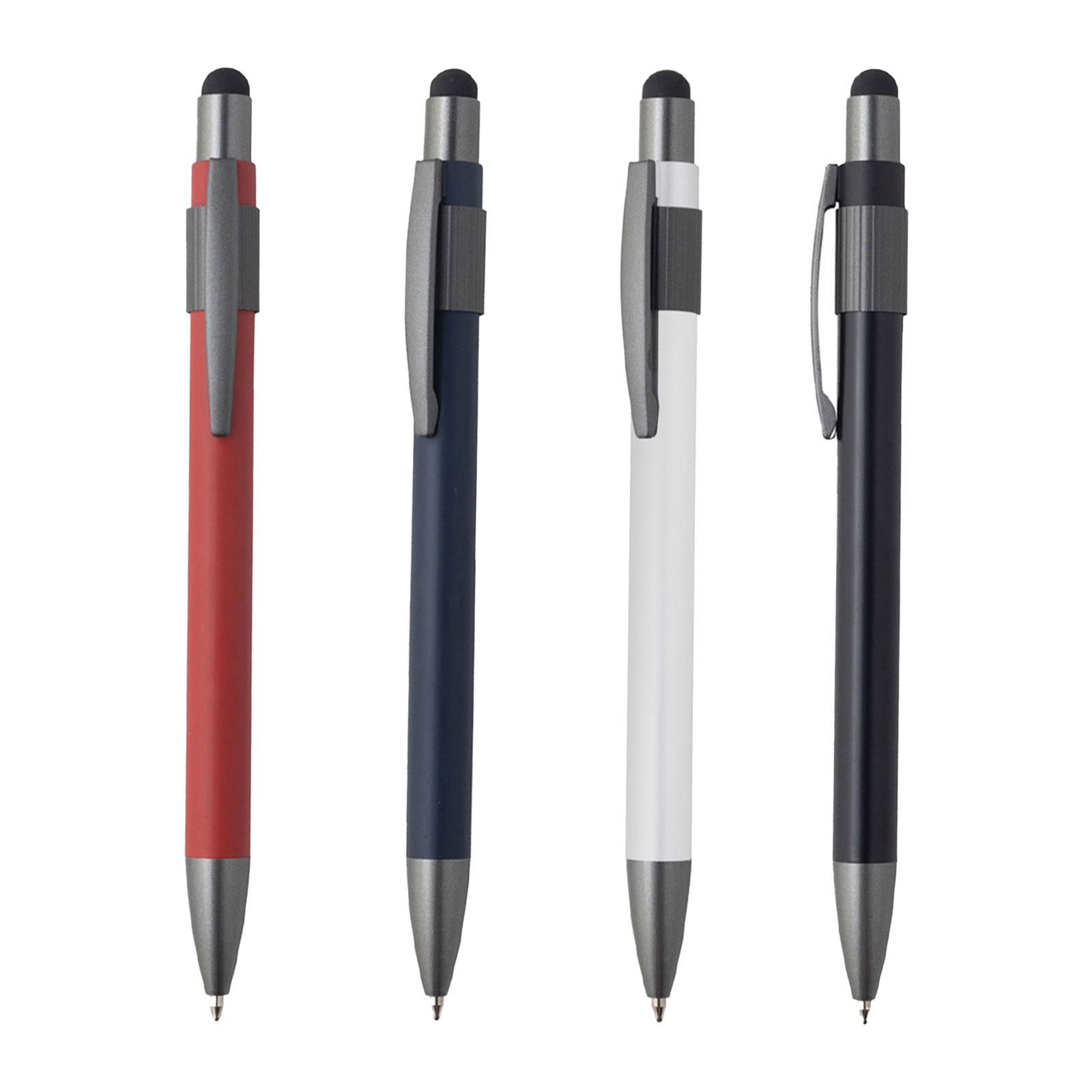  قلم معدني بآلية ضغط مع رأس حساس للمس