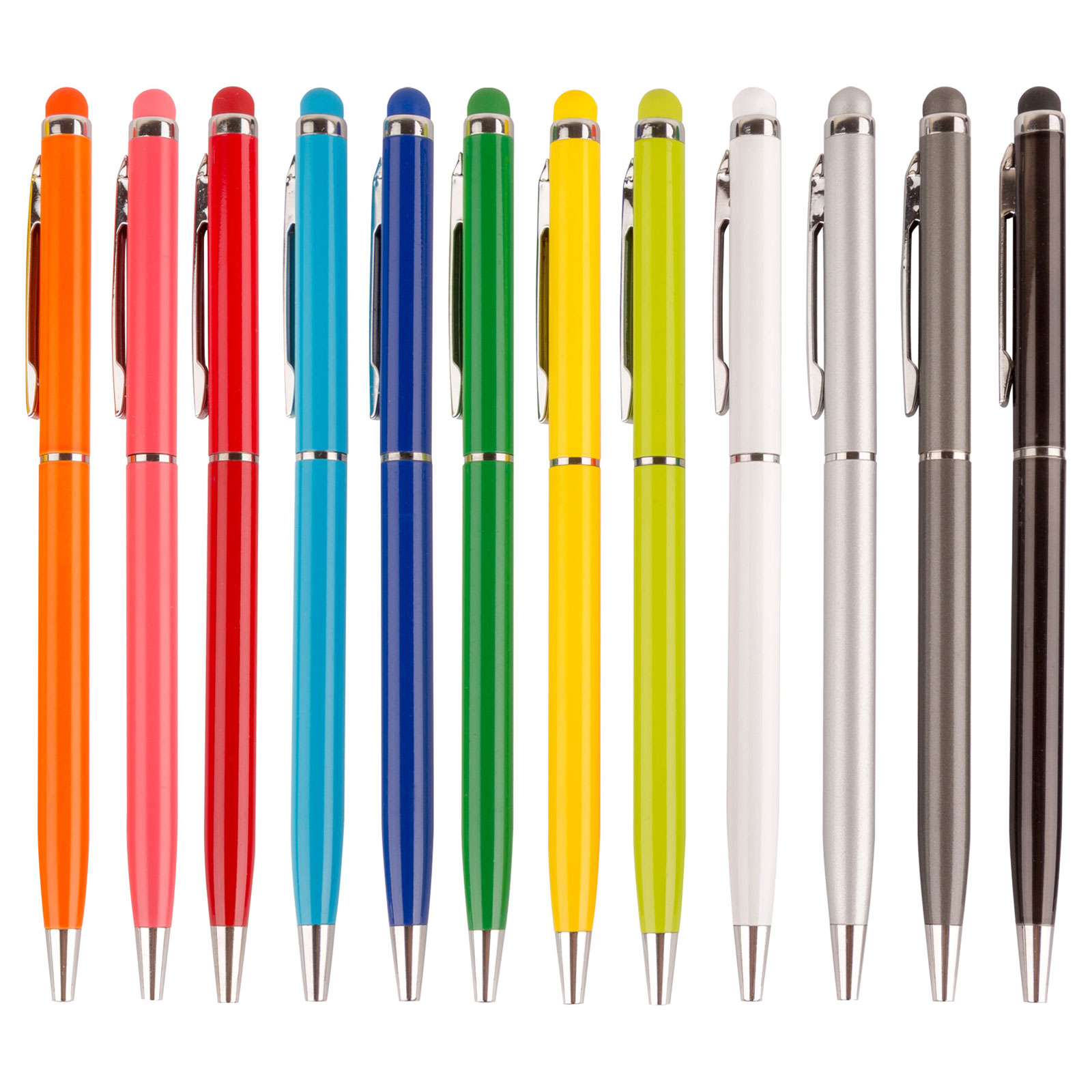 قلم حبر جاف معدني أسود