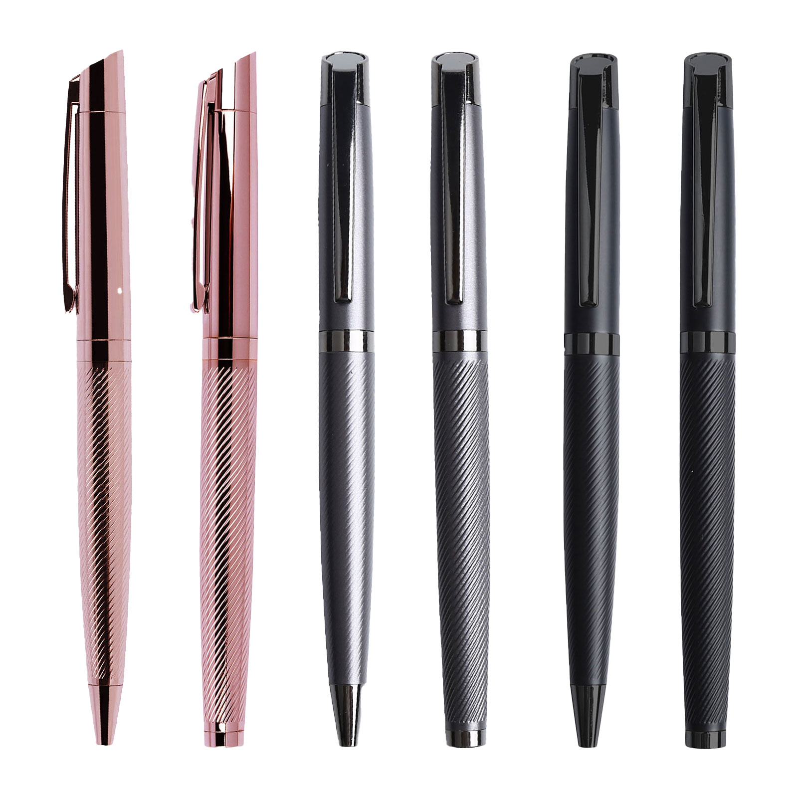 طقم اقلام ثنائي نحاسي