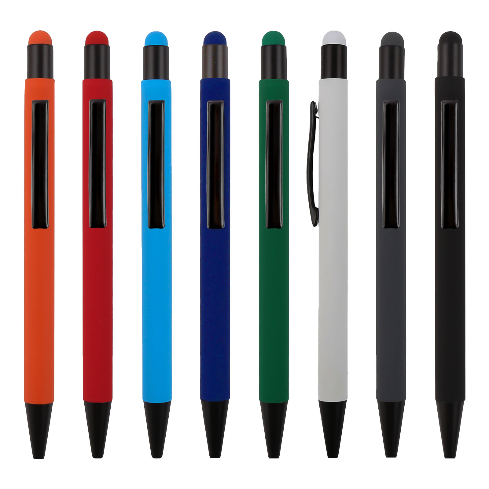 قلم جاف معدني باللون التركوازي