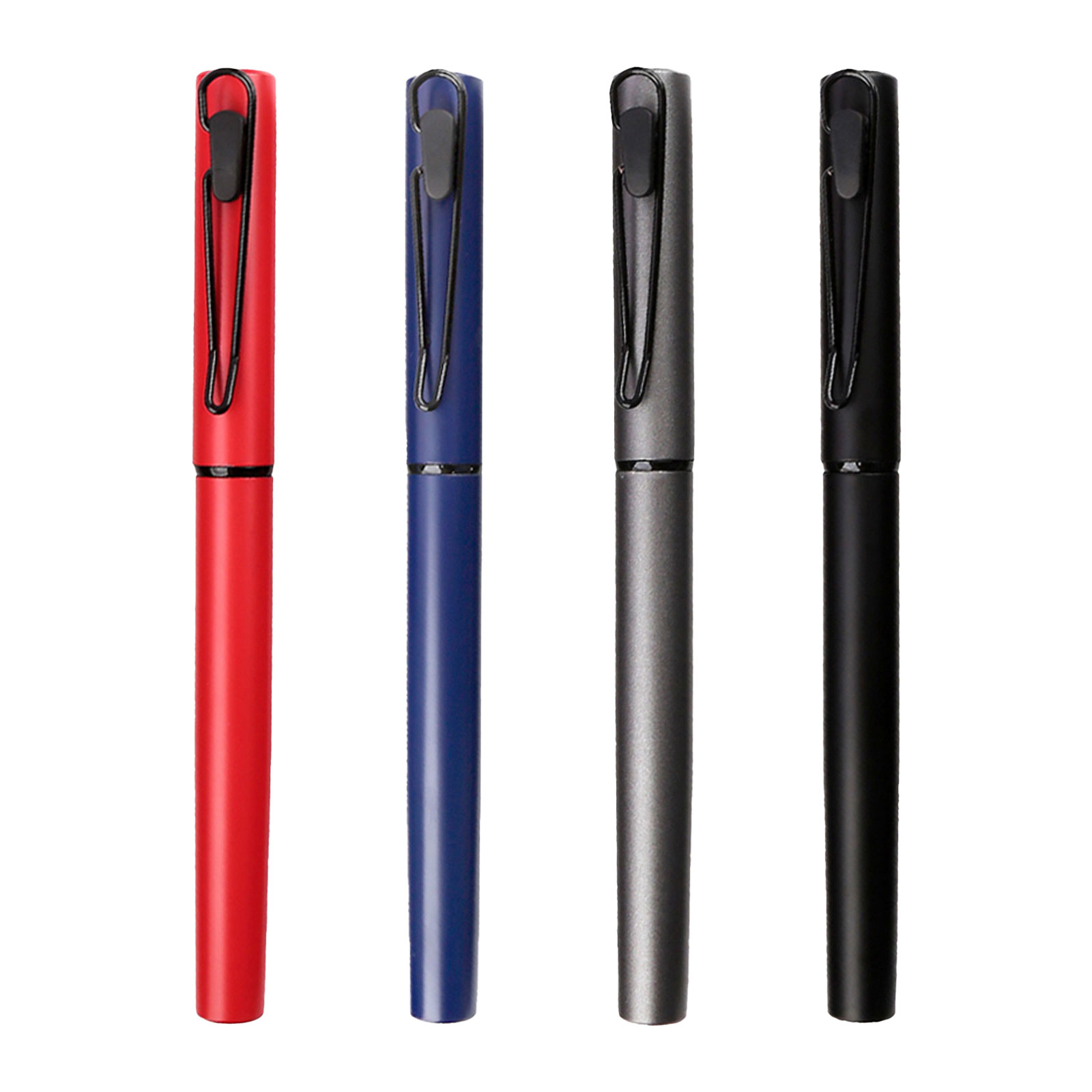 قلم رولر معدني باللون الرمادي