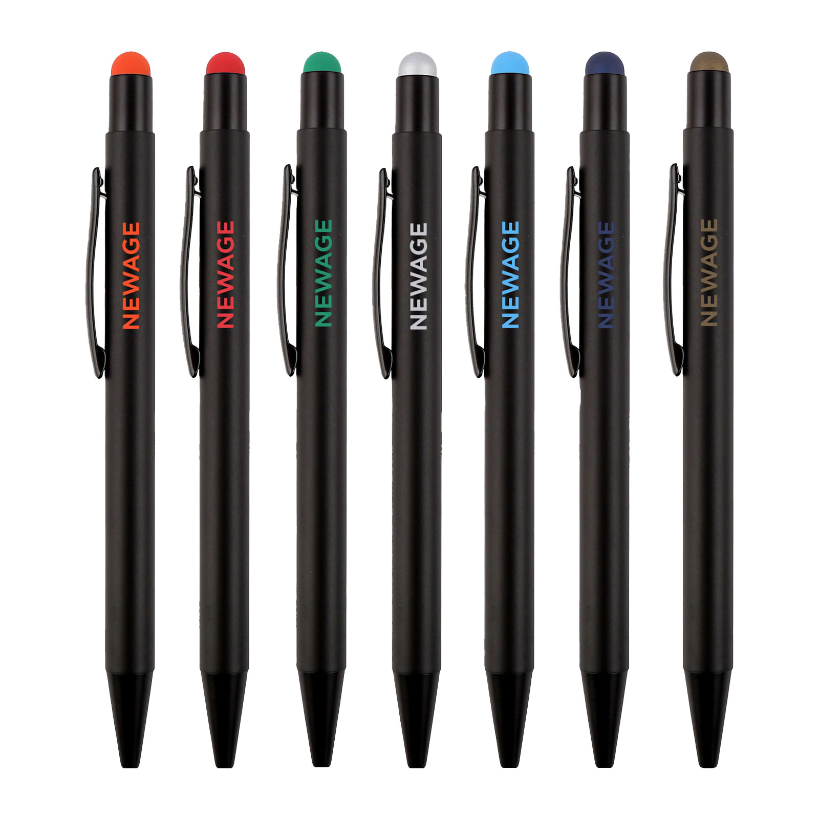 قلم جاف معدني ذهبي