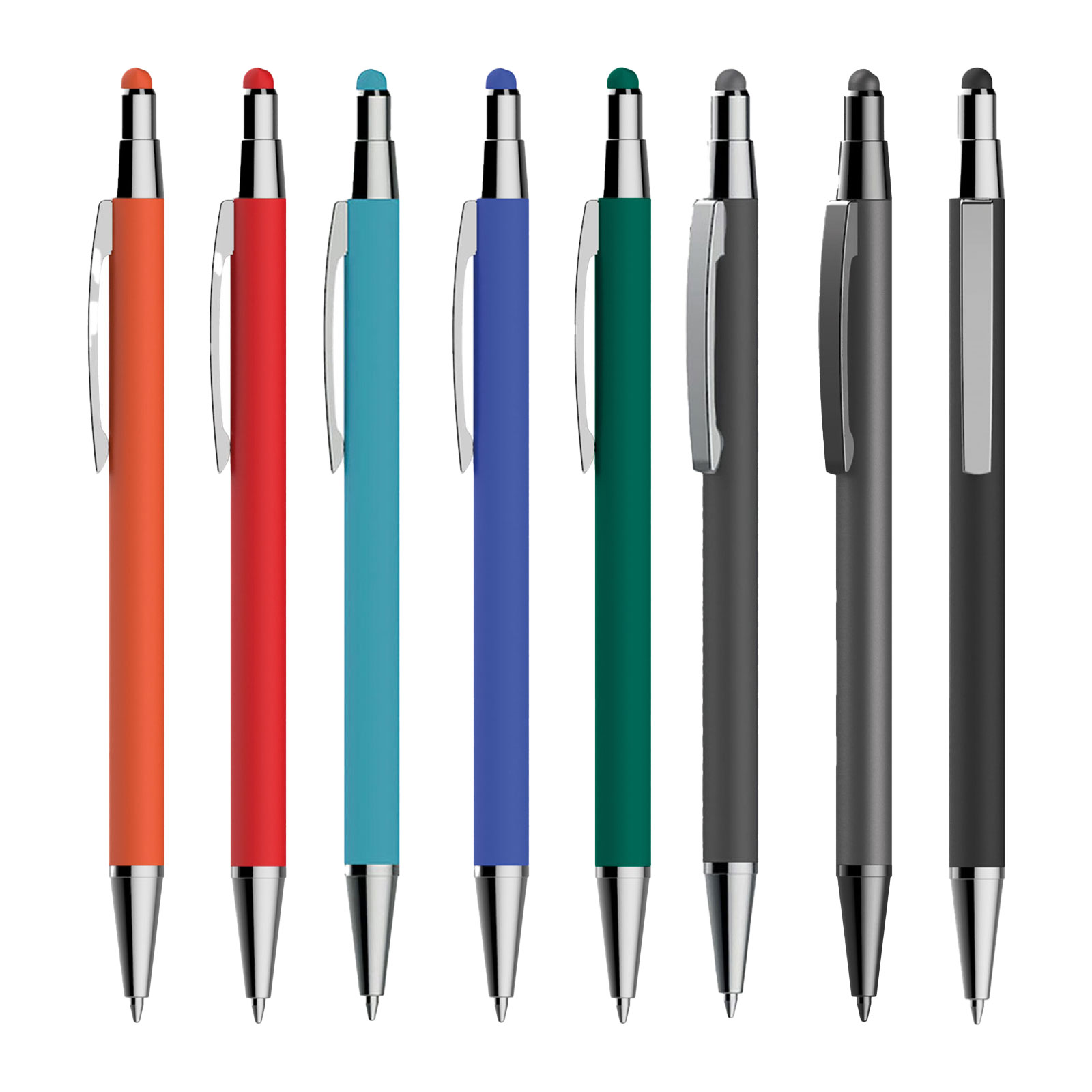 قلم جاف معدني اسود