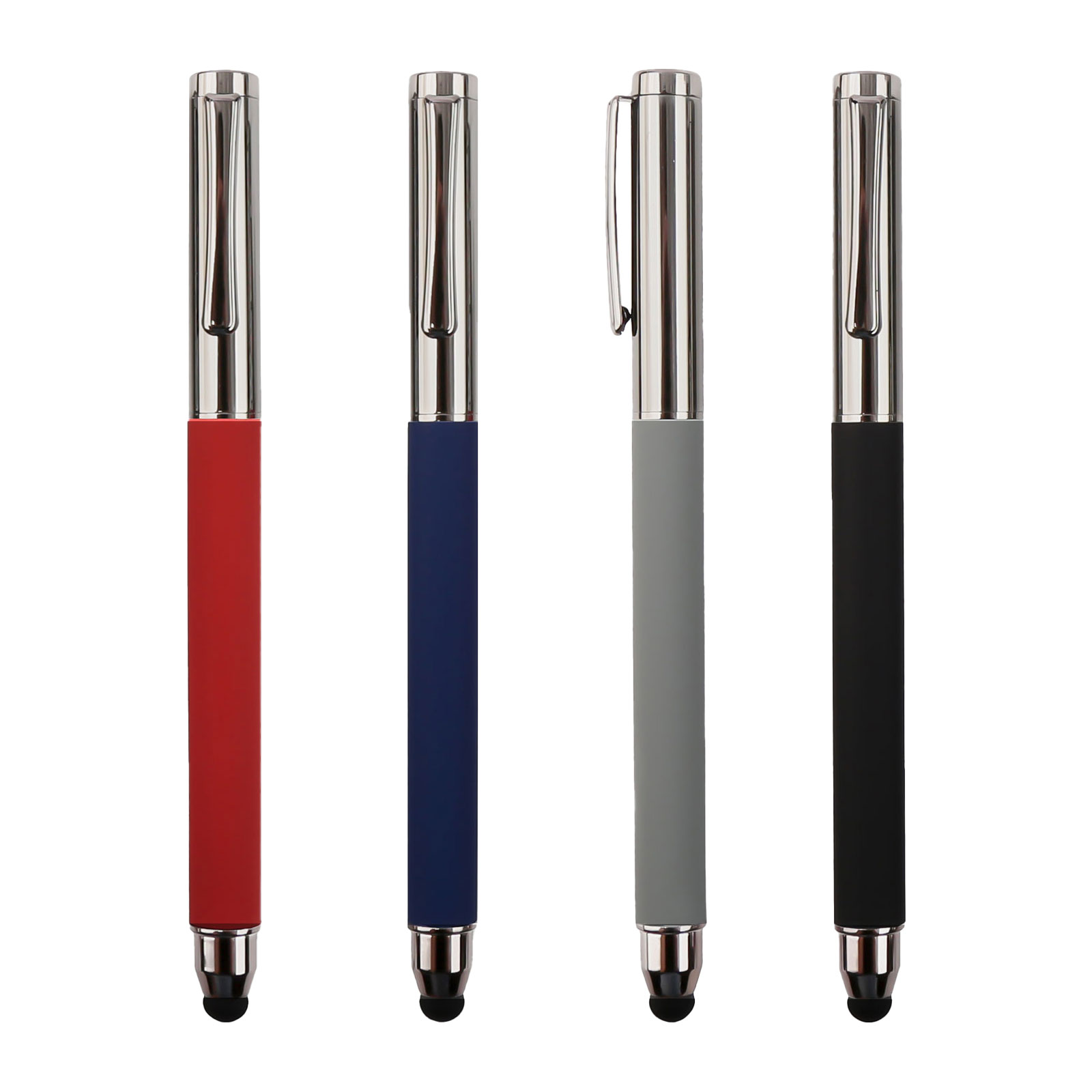 قلم جاف معدني احمر