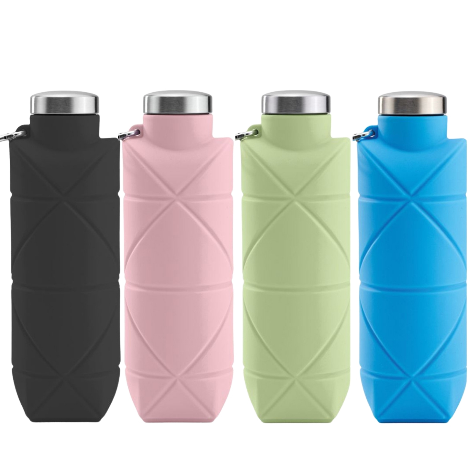 AYDENİZ LACİVERT 700 ML KATLANABİLİR SİLİKON MATARA