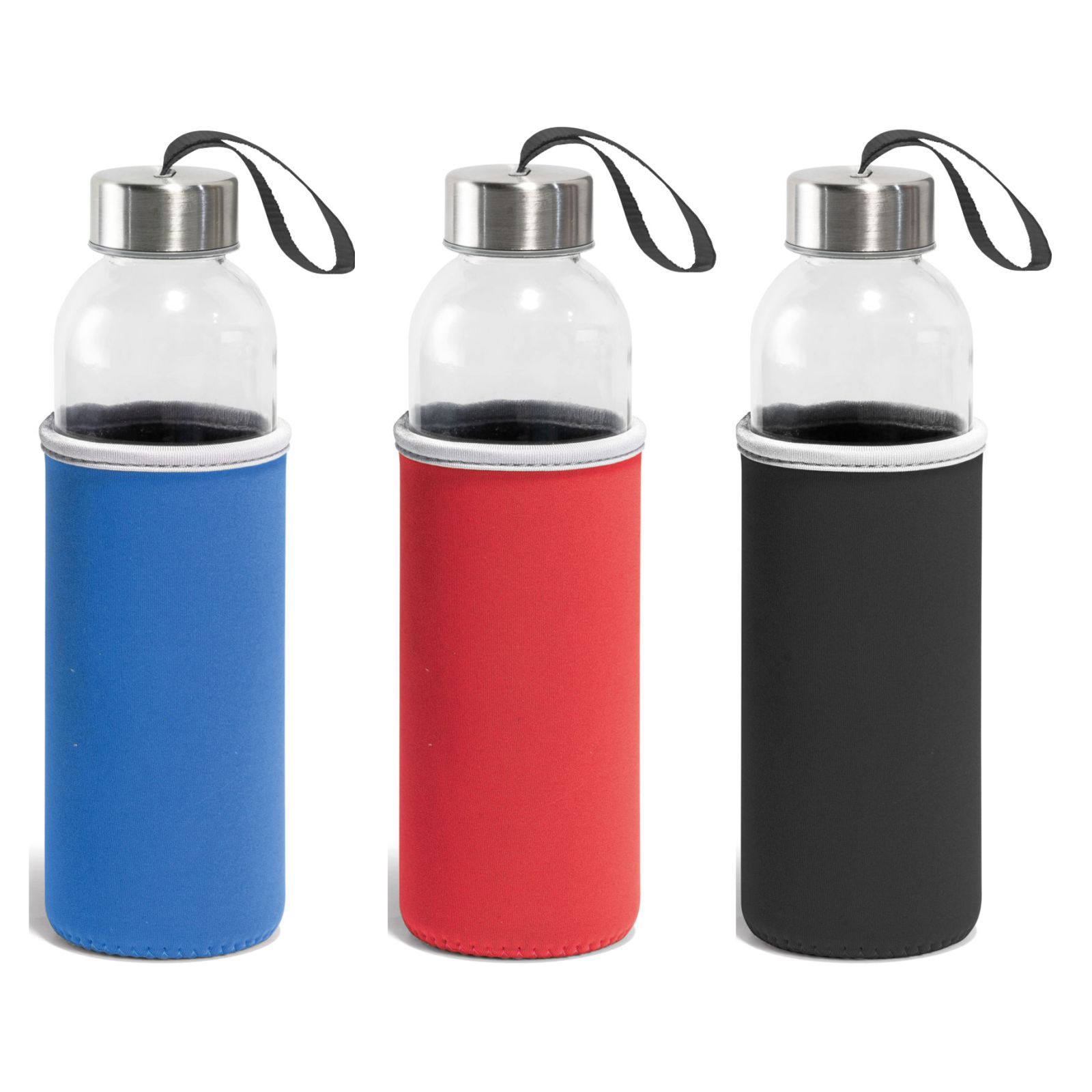 LADOGA SİYAH 550 ML CAM MATARA