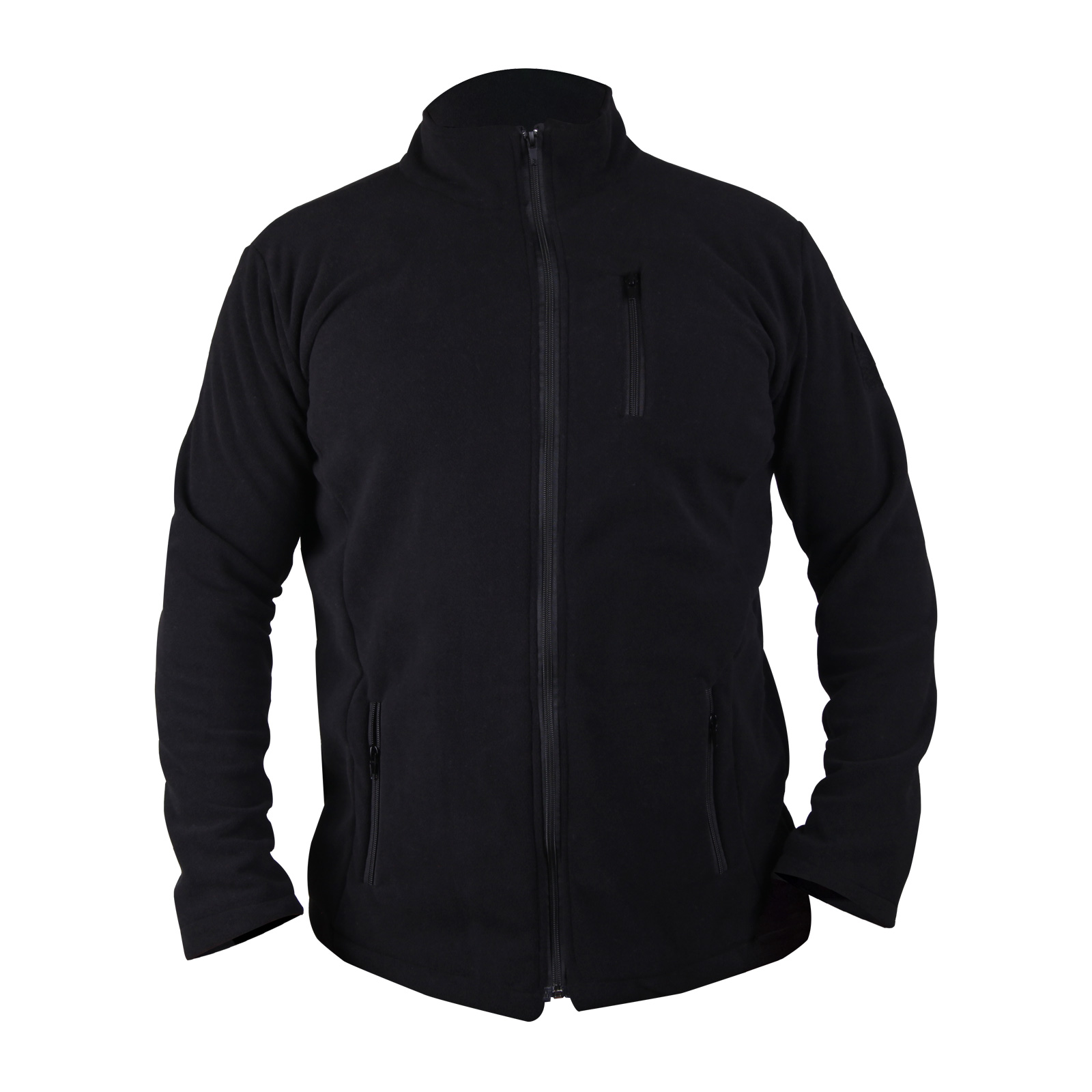 سترة سوداء بمقاس M مع ثلاثة جيوب